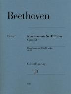 Piano Sonata no. 11 B flat major op. 22 