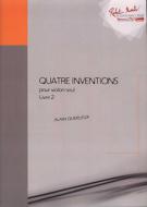 Quatre Inventions Pour Violon Seul Livre 2 