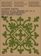 Sonata Op. 1 Nr. 10 G Minor Violin Piano Didone Abbandonata 2nd Ed 