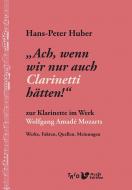 Ach, wenn wir nur auch Clarinetti hätten! 