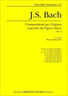 Composizioni Per Organo Trascritte Da Opere Sacre 