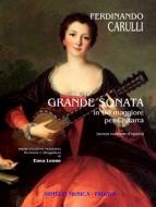 Grande Sonata Per Chitarra In Do Maggiore 
