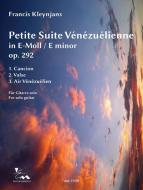 Petite Suite Venezuelienne in E minor op. 292 