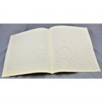 Notenpapier Quart-Format hoch (27x34) 18 Systeme 