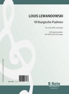18 liturgical psalms for SATB choir and organ 