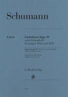 Song Cycle op. 39 on Poems by Eichendorff - 1842 and 1850 Versions 