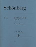 3 Pezzi per pianoforte op. 11 