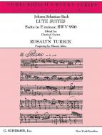 Lute Suite In E Minor BWV 996 