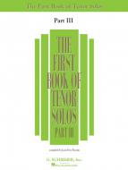 The First Book of Tenor Solos Part 3 