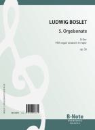 Fifth organ sonata in D major op.30 