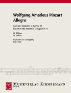 Allegro based on the sonata C major K.14 Standard
