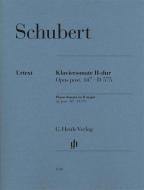 Piano Sonata B major op. post 147 D 575 