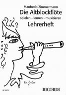 Die Altblockflöte - Lehrerheft 