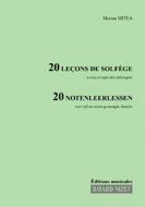 20 Leçons de formation musicale - Chant 5 & 7 clés 