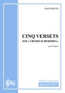 5 versets sur Crudelis Herodes 