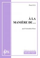 A la manière de... 