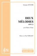2 mélodies op. 2 