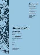 Concerto in mi minore op. 64 MWV O 14 