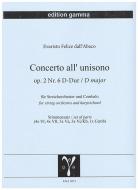Concerto all'unisono op. 2 n. 6 in re maggiore 