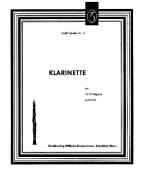 Fingering Table for Clarinet (13 - 15 keys) 