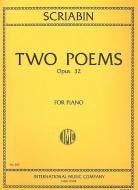 Two Poems op.32 