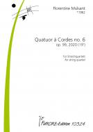Quatuor à Cordes no. 6 op. 99 