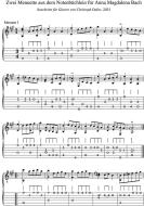 2 Menuets from the Notebook for Anna Magdalena Bach 