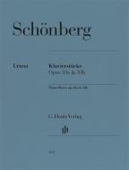 Pezzi per pianoforte op. 33a e 33b 