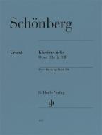 Pezzi per pianoforte op. 33a e 33b 