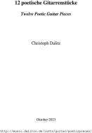12 pezzi poetici per chitarra 