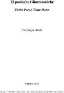 12 pezzi poetici per chitarra 