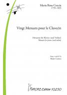 Vingt Menuets pour le Clavecin 