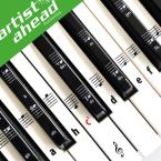 Tastenaufkleber für Klavier & Keyboard 