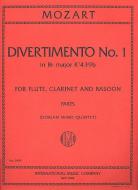 Divertimento No. 1 in B flat major, K. 439a (Anh. 229) 