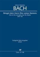 Bringet dem Herrn Ehre seines Namens Download