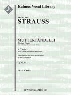 Muttertaendelei, Op. 43/2 [composer's transcription in G] 