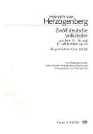 12 deutsche Volkslieder aus dem 15., 16. und 17. Jahrhundert op. 35 Download