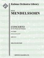 Concerto for Two Pianos and Orchestra in E (No. 1), MWV O 5 