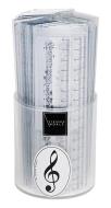 Linealbox Notenzeile transp. 15cm (44 pz.) 