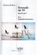 Serenade op.16 - 4. und 5. Satz 