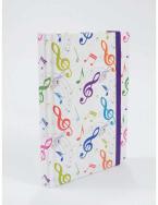 Taccuino g-clef colorato A6 