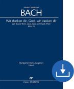 Ti ringraziamo, Dio, ti ringraziamo BWV 29 Download