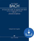 Signore, non partire finché non sarò benedetto BWV 157, BWV3 157.1 Download