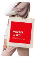 Borsa in cotone "Mozart è rosso 