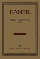 7 Sonaten op. 5 HWV 396-402 - KRITISCHER BERICHT 