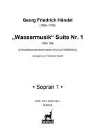 Suite di musica sull'acqua n. 1 HWV 348 