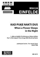 Kad puķe nakti dus 