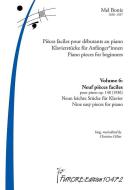 Pezzi per pianoforte per principianti Vol. 6: 9 pezzi facili per pianoforte 
