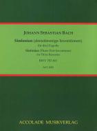 Sinfonie - Invenzioni in tre parti BWV 787-801 