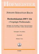 Cantata nuziale Vergnügte Pleißenstadt BWV 216 